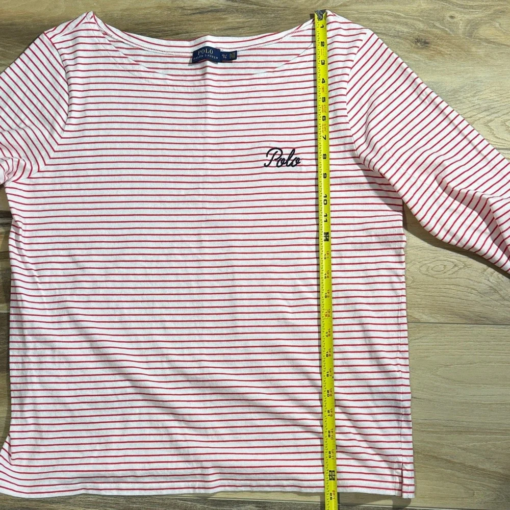 Polo Ralph Lauren Women’s XL Quarter Sleeve Shirt – Gently Used, Classic Fit - Picture 7 of 8